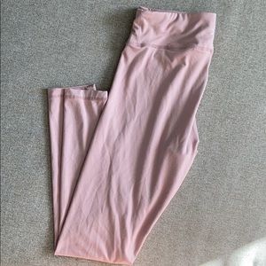 Dusty rose pink athletic leggings